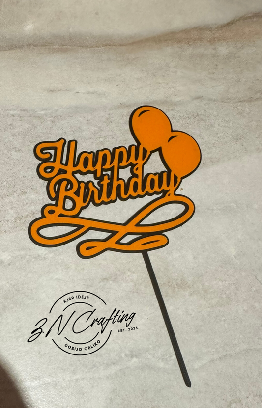 🎈 TortaParty Topper – Balončki za slavje